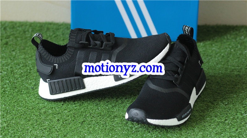 Adidas NMD R1 Primeknit Black Japan Real Boost